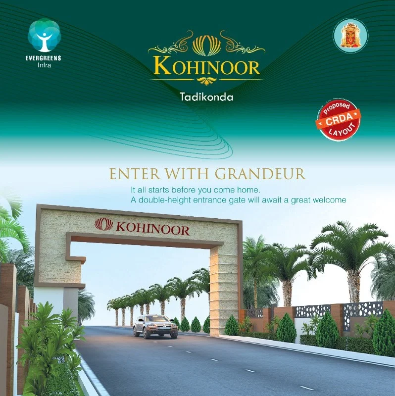 kohinoor tadikonda open plots in vijayawada