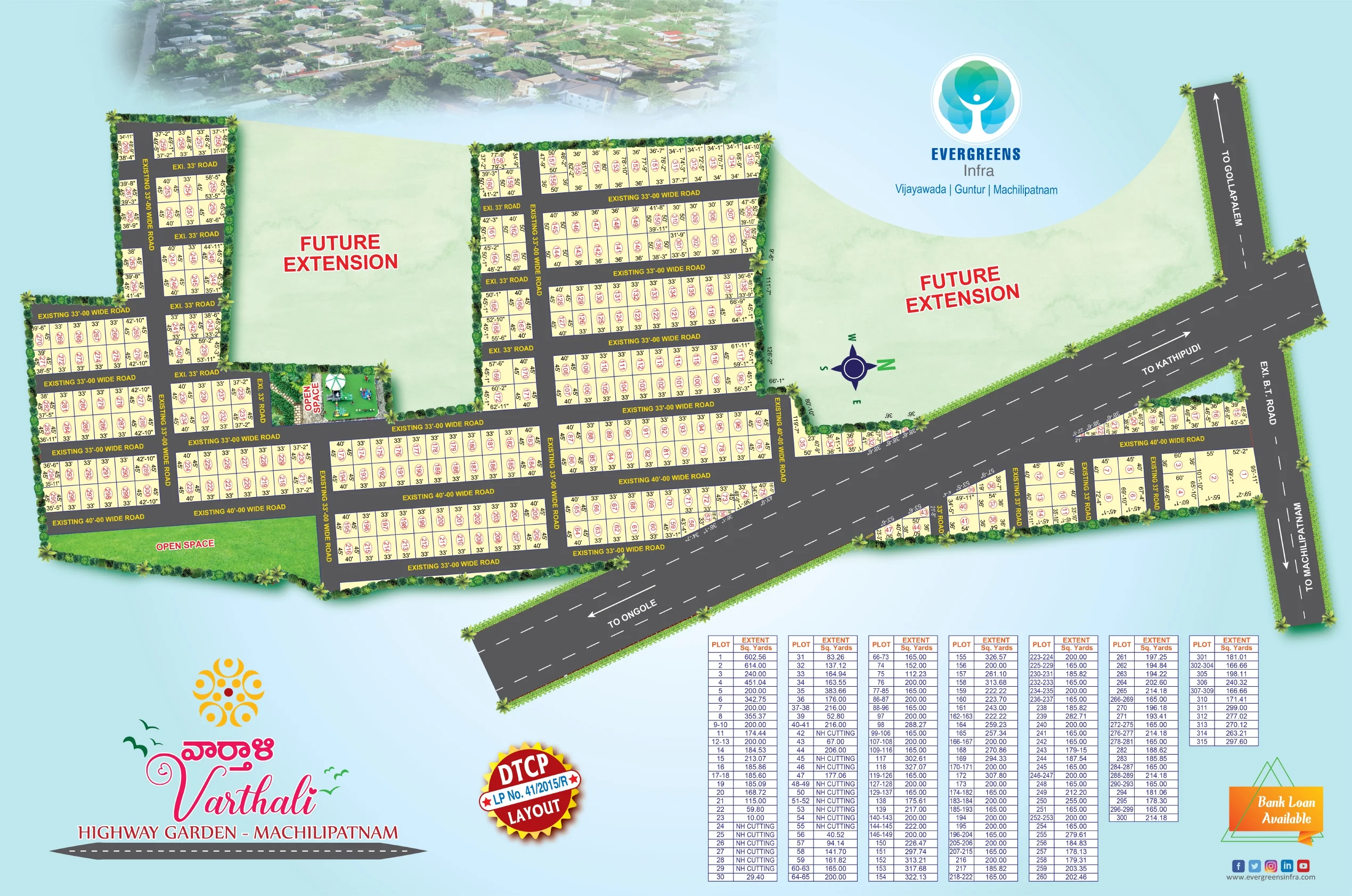 evergreens groups vijayawada future extension