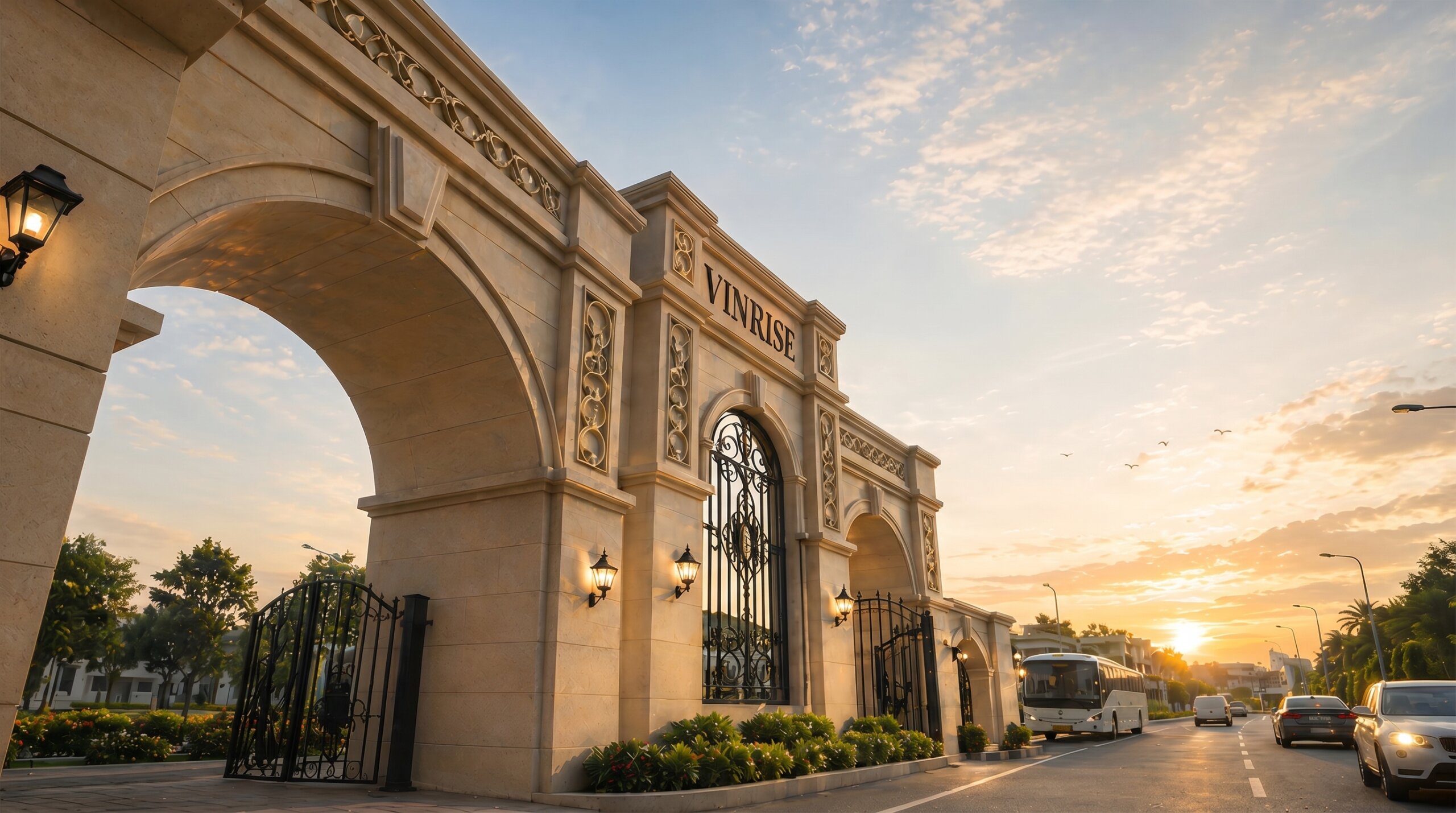 Vinrise arch gate